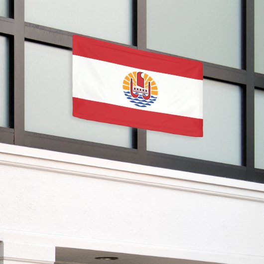 Französisch-Polynesien-Flagge Banner (Äußeres Gebäude)