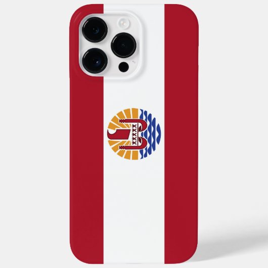 Französisch-Polynesien-Flagge Case-Mate iPhone Hülle (Rückseite)
