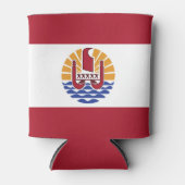 Französisch-Polynesien-Flagge Dosenkühler (Vorderseite)