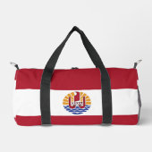 Französisch-Polynesien-Flagge Duffle Bag (Vorderseite)