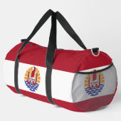 Französisch-Polynesien-Flagge Duffle Bag (Rechte Ecke)