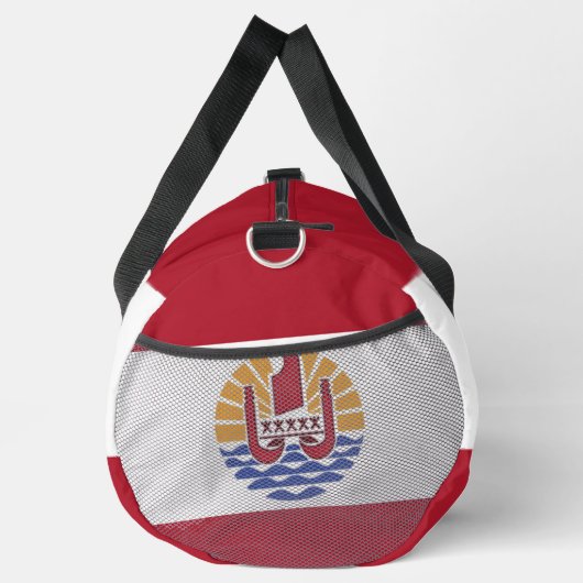 Französisch-Polynesien-Flagge Duffle Bag (Rechts)