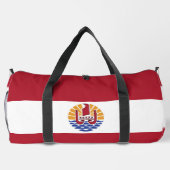 Französisch-Polynesien-Flagge Duffle Bag (Rückseite)