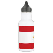 Französisch-Polynesien-Flagge Edelstahlflasche (Links)