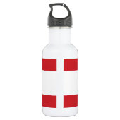 Französisch-Polynesien-Flagge Edelstahlflasche (Rückseite)