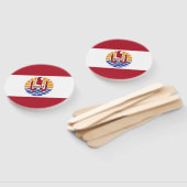 Französisch-Polynesien-Flagge Fächer (Non-assembled)