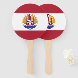 Französisch-Polynesien-Flagge Fächer