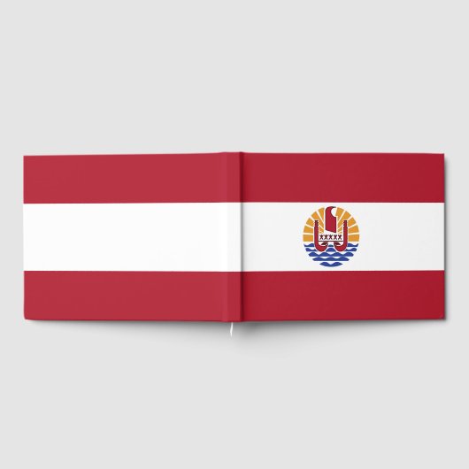 Französisch-Polynesien-Flagge Gästebuch (Voll)