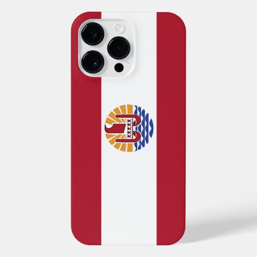 Französisch-Polynesien-Flagge iPhone Hülle (Rückseite)
