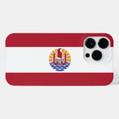 Französisch-Polynesien-Flagge iPhone Hülle (Rückseite (Horizontal))