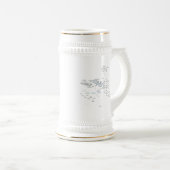 Französisch-Polynesien-Flagge ~ Karte Tasse (VorderseiteRechts)