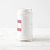 Französisch-Polynesien-Flagge ~ Karte Tasse (Mittel)