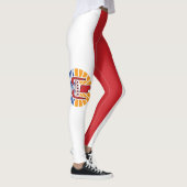 Französisch-Polynesien-Flagge Leggings (Rechts)