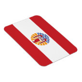 Französisch-Polynesien-Flagge Magnet (Rechte Seite)