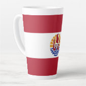 Französisch-Polynesien-Flagge Milchtasse (Linke Ecke)