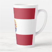 Französisch-Polynesien-Flagge Milchtasse (Rechts)