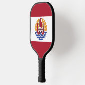 Französisch-Polynesien-Flagge Pickleball Schläger (Links)