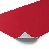 Französisch-Polynesien-Flagge Poster (Ecke)