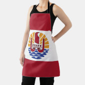 Französisch-Polynesien-Flagge Schürze (InSitu)