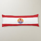 Französisch-Polynesien-Flagge Seitenschläferkissen (Rückseite)