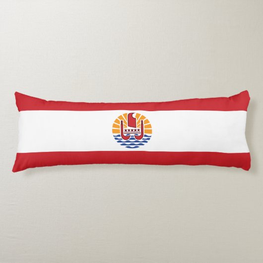 Französisch-Polynesien-Flagge Seitenschläferkissen (Vorderseite)