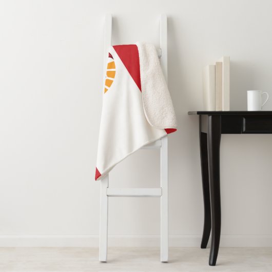 Französisch-Polynesien-Flagge Sherpadecke (Beispiel)