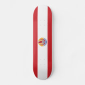 Französisch-Polynesien-Flagge Skateboard (Vorderseite)