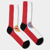 Französisch-Polynesien-Flagge Socken (Rechts)