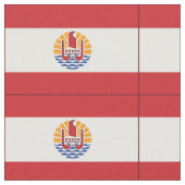 Französisch-Polynesien-Flagge Stoff (Nahaufnahme)