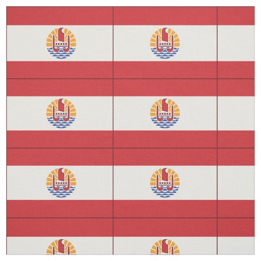 Französisch-Polynesien-Flagge Stoff (Muster)