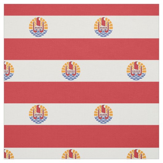 Französisch-Polynesien-Flagge Stoff (Muster)