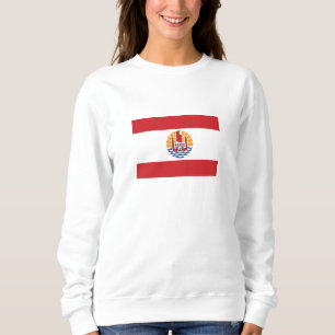 Französisch-Polynesien-Flagge Sweatshirt