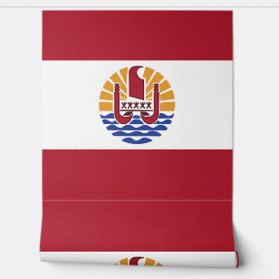 Französisch-Polynesien-Flagge Tapete