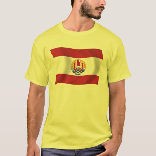 Französisch-Polynesien-Flaggen-Shirt T-Shirt