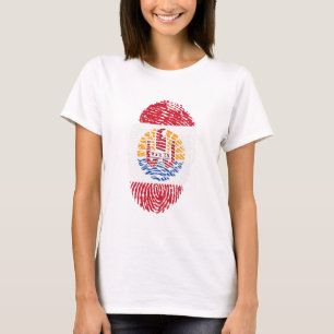 Französisch-Polynesien-Flaggenstaat T-Shirt