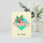 Französisch-Polynesien-Insel Pazifischer Vintager  Feiertagspostkarte (Stehend Vorderseite)