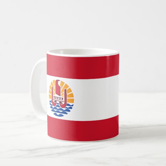 Französisch-Polynesien Kaffeetasse (Vorderseite Links)