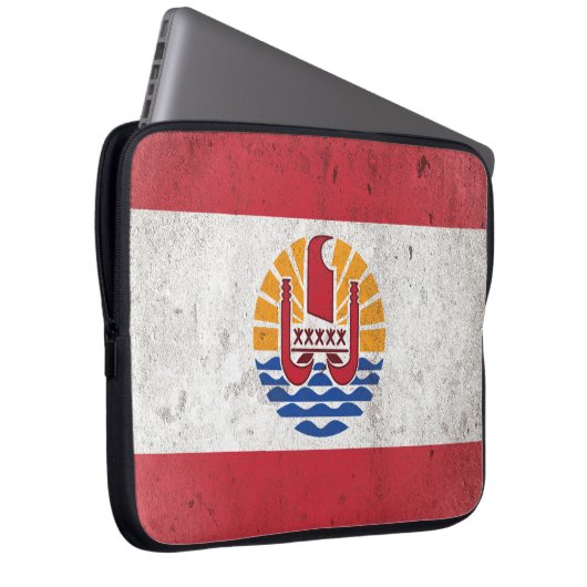Französisch-Polynesien Laptopschutzhülle (Vorne Rechts)