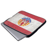 Französisch-Polynesien Laptopschutzhülle (Vorne Knopf)