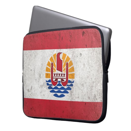 Französisch-Polynesien Laptopschutzhülle (Vorderseite Links)
