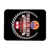 Französisch-Polynesien Magnet (Horizontal)