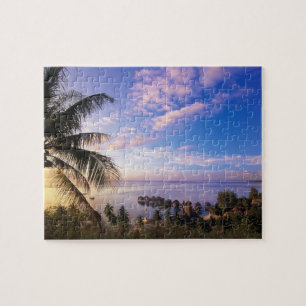 Französisch-Polynesien, Moorea. Aussicht auf die B Puzzle