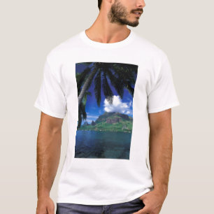 Französisch-Polynesien, Moorea. Cooks Bay. Grün T-Shirt