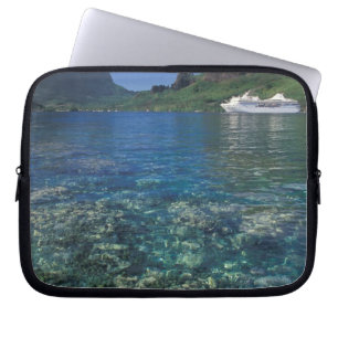 Französisch-Polynesien, Moorea. Cooks Bay. Kreuzfa Laptopschutzhülle