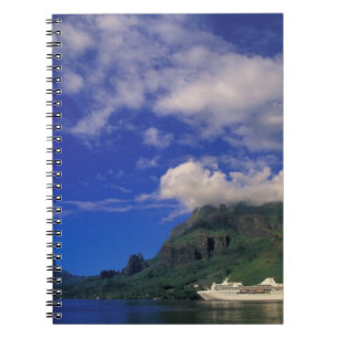 Französisch-Polynesien, Moorea. Cooks Bay. Kreuzfa Notizblock