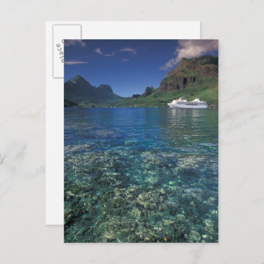 Französisch-Polynesien, Moorea. Cooks Bay. Kreuzfa Postkarte (Vorne/Hinten)
