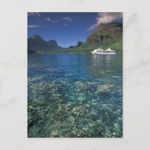 Französisch-Polynesien, Moorea. Cooks Bay. Kreuzfa Postkarte