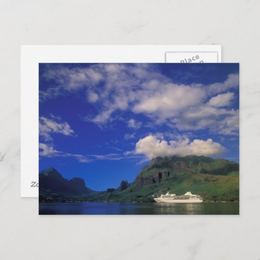Französisch-Polynesien, Moorea. Cooks Bay. Kreuzfa Postkarte (Vorne/Hinten)