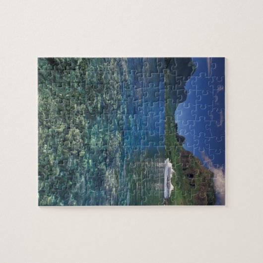 Französisch-Polynesien, Moorea. Cooks Bay. Kreuzfa Puzzle (Horizontal)