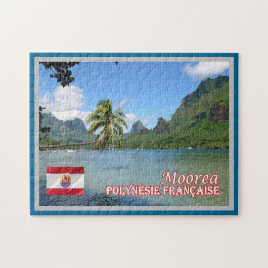 Französisch-Polynesien - Moorea - Cook's Bay - Puzzle (Horizontal)